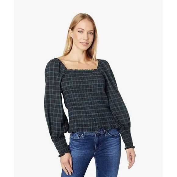 Madewell Lucie Bubble Smock Top - Picture 1 of 6
